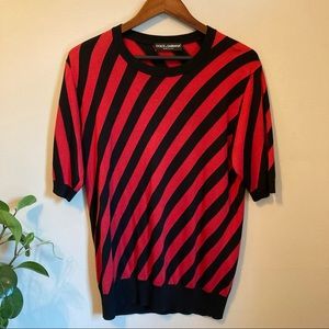 Dolce & Gabbana Striped Dolman Top